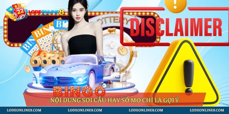 Nội dung soi cầu hay sổ mơ chỉ là gợi ý