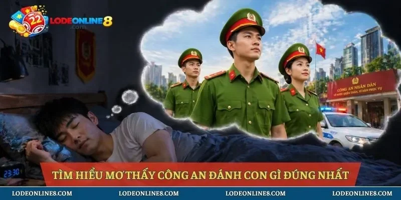 Tìm hiểu mơ thấy công an đánh con gì đúng nhất